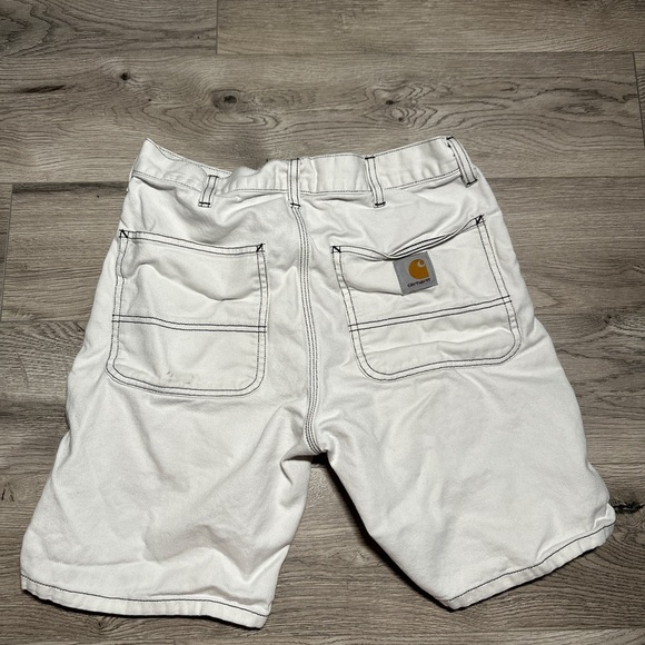 vintage carhartt white penrod shorts size 30 - Picture 1 of 5